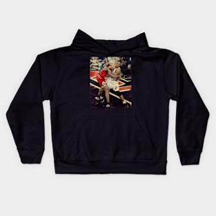 Alonzo Mourning vs Dennis Rodman, 1995 Kids Hoodie